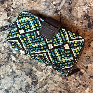 Vera Bradley Multicolor Geometric Wristlet